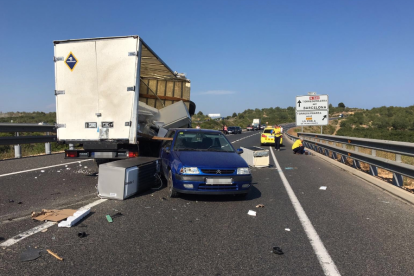 L'accident ha tingut lloc a la carretera N-340 a l'altura de Torredembarra.