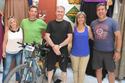 Un veí dels Pallaresos recorrerà Europa en bicicleta per recollir fons per l'Esclerosi Múltiple