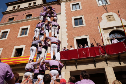 5de7 de la Colla Jove de Tarragona a la diada de bateig dels Castellers de Tortosa.