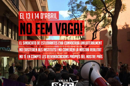 La vaga convocada pel Sindicat d'Estudiants per avui i demà no rep el recolzament del SEPC