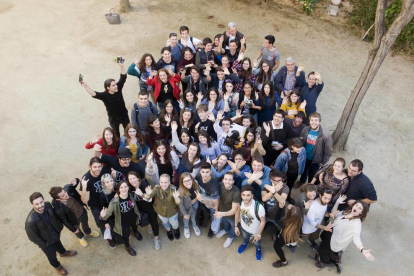 Els joves actors presenten la 23a Mostra de Teatre Jove de Tarragona.