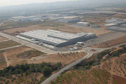 Imatge de la nova planta de magatzem i distribució d'El Corte Inglés a la Bisbal del Penedès.