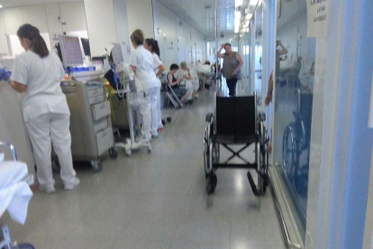 Les urgències de l'Hospital Sant Joan es desborden per l'augment de pacients