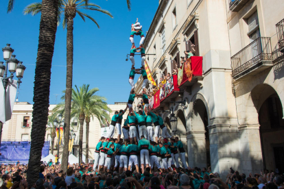 2de9fm dels Castellers de Vilafranca a Vilanova.
