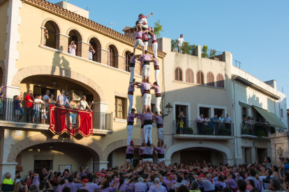 5de8 de la Colla Jove de Tarragona a la diada de festa major de Vilallonga del Camp.