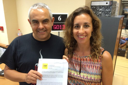 Els consellers Laia Estrada i Jordi Martí han presentat el plec d'al·legacions contra el projecte de Sagessa