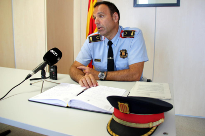 Pla obert de l’inspector cap de l'Àrea Investigació Criminal de la Regió Policial Camp de Tarragona, Joan Mulet, durant una entrevista a l'ACN, publicada el 18 de juny de 2016