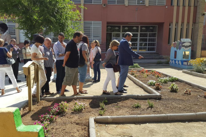 Un Jardín Sensorial y el gegantó Sant Rafael celebran los 50 años de la Escola Sant Rafael