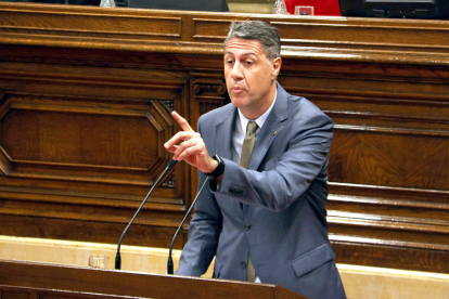 El líder del PPC Xavier Garcia Albiol en el Parlament