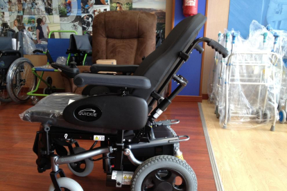 Una silla de ruedas eléctrica en una imagen de archivo.
