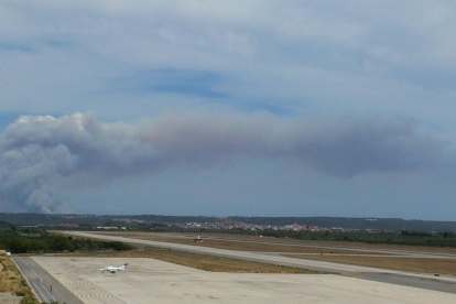 L'Aeroport registra en una sola tarda 68 moviments per extinció d'incendis