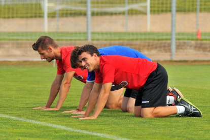Els jugadors del Reus preparen l'inici de la temporada.