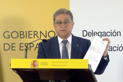 El delegado del gobierno español en Cataluña, Enric Millo