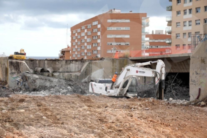 Las obras permitirán nivelar la zona entre el Nou Estadi y la Vall de la Arrabassada.