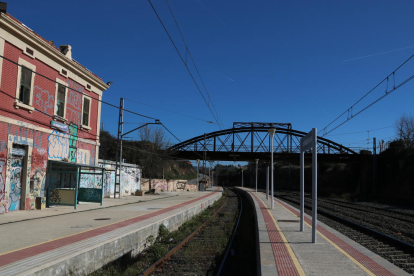 La estación de tren de les Borges del Camp.
