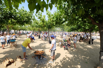 Imatge de la celebració de la 25a Paella Popular de la Pobla de Mafumet