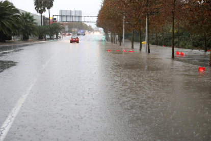 Las fuertes lluvias han provocado inundaciones en ciertos puntos del Camp de Tarragona