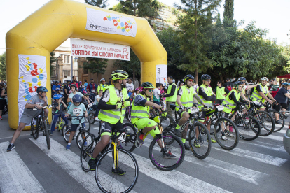 Imatge d'arxiu de la Bicicletada Popular de Tarragona de 2016.