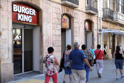 Imatge del nou establiment de Burger King a la rambla Nova de Tarragona.