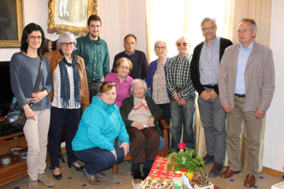 Homenaje a Francisca Pons, vecina centenaria de Xerta