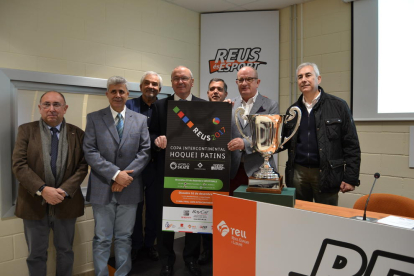 Imagen de la presentación de la fase final de la Copa Intercontinental de hockey patines Reus 2017.