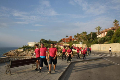 Imagen de la última edición de la caminata solidaria de La Muntanyeta.