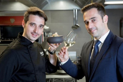 El chef Fran López y Joaquim López.