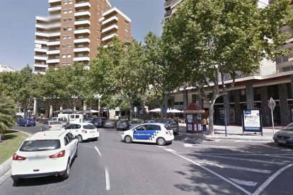 Uno de los accidentes tuvo lugar en la plaza de la Pastoreta.