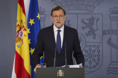 Rajoy: «En aquest partit som espanyols, amb molta honra i molt orgull»
