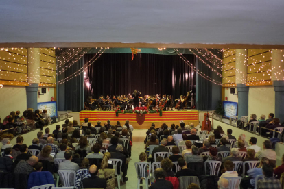 Imagen del concierto de la Orquesta Pirelli en Perafort.