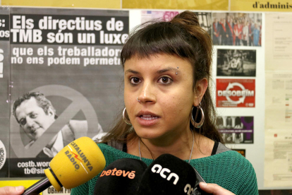 La regidora de la CUP a l'Ajuntament de Barcelona, Maria Rovira.