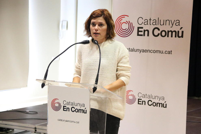 La portaveu de Catalunya en Comú, Elisenda Alamany.