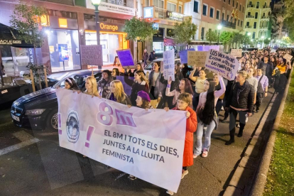 Manifestació 8-M a Tarragona