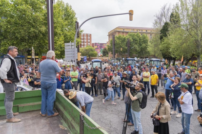 Protesta de campesinos en Tarragona