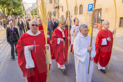 Bendición de ramos en Tarragona