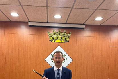 Imatge de Rubén Biarnés, nou alcalde de Móra d'Ebre.