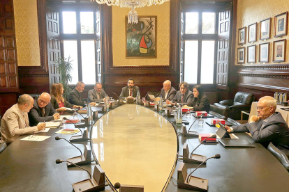 Reunión de la Mesa del Parlamento del 22 de octubre del 2019