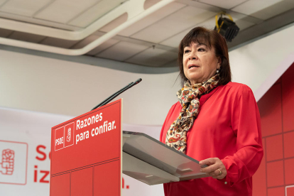 Imatge d'arxiu de la presidenta del PSOE, Cristina Narbona.