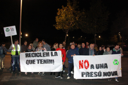 Imatge dels manifestants