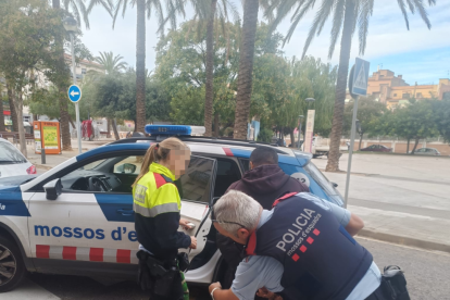 Moment de la detenció.