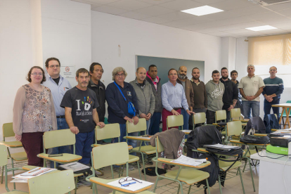 Fotografía de los participantes de los cursos.