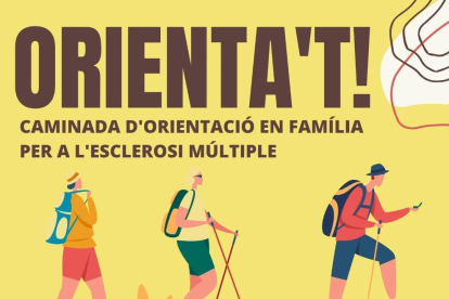 Cartell de la caminada «Orienta't» que es realitzarà a Reus el proper 18 de setembre.