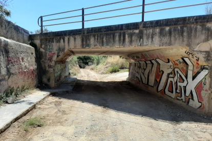 Imatge de pont del barranc del Molí.