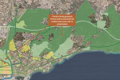 El equipo de gobierno renueva el dibujo de la ciudad para construir, a raíz del futuro POUM, una Tarragona menos fragmentada y con más espacios naturales.