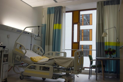 Imagen de archivo de la habitación de un centro hospitalàri.