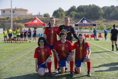Imatge de l'equip de la seleció espanyola.