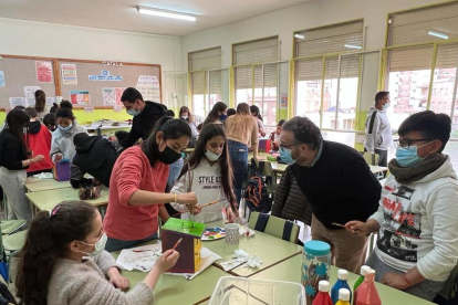 Imatge del projecte «Biodiversifiquem l'Escola» a l'Escola Misericòrdia de Reus.