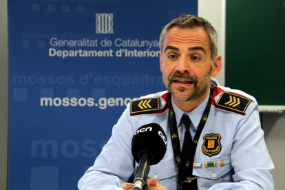 El subinspector José Ángel Merino, cap de l'Àrea Central de Delictes Econòmics dels Mossos d'Esquadra.
