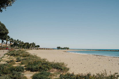 Imatge de la platja de la Llosa de Cambrils.