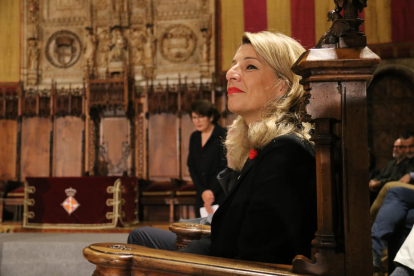 La vicepresidenta segunda del gobierno español, Yolanda Díaz.
